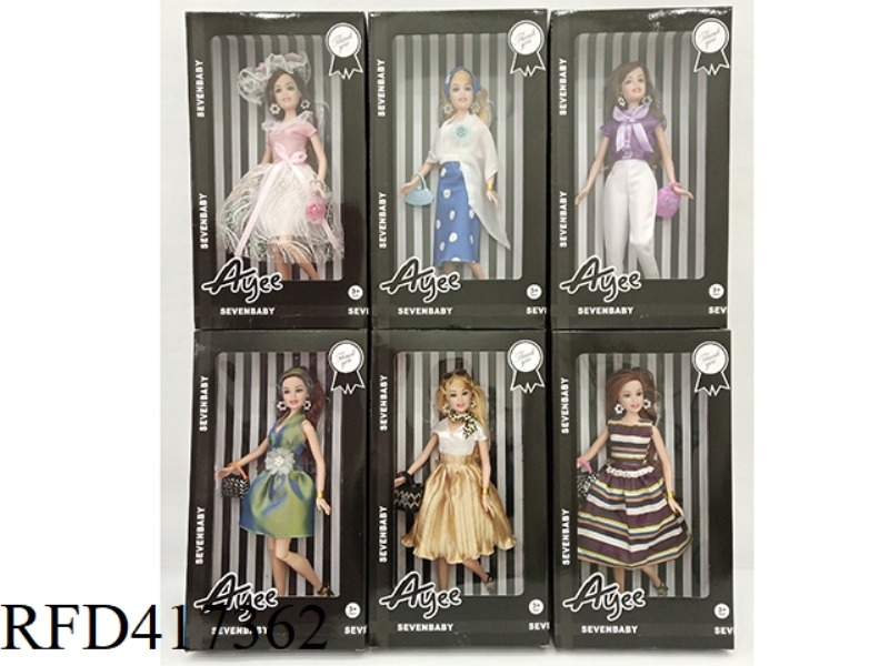 12 INCH WHITE SKIN BARBIE DOLL