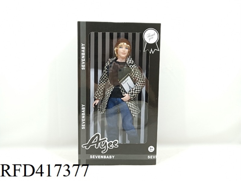 12.5 INCH WHITE SKIN FASHION MALE BARBIE DOLL