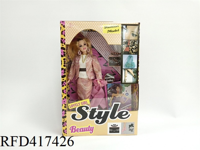12.5 INCH WHITE SKIN BARBIE DOLL