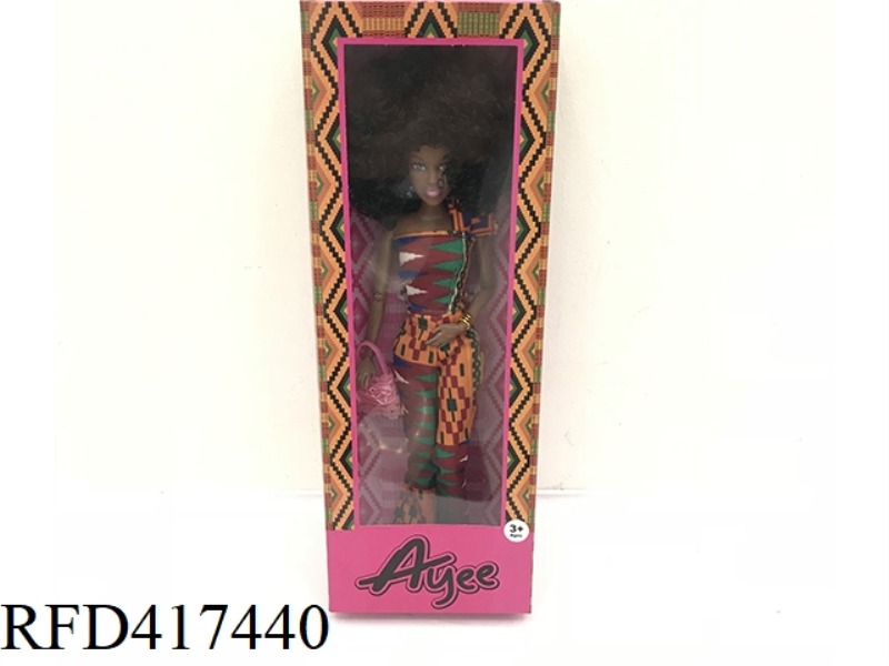 12.5 INCH BLACK ETHNIC STYLE BARBIE DOLL