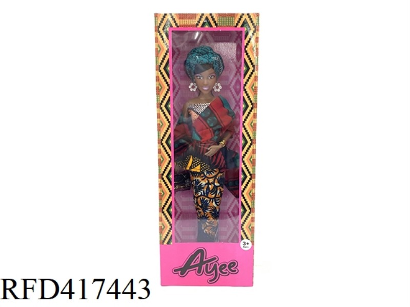 12.5 INCH BLACK ETHNIC STYLE BARBIE DOLL