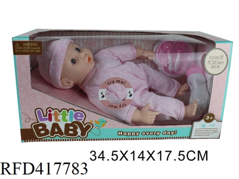 14 INCH COTTON BODY DOLL SET
