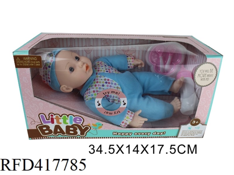 14 INCH COTTON BODY DOLL SET