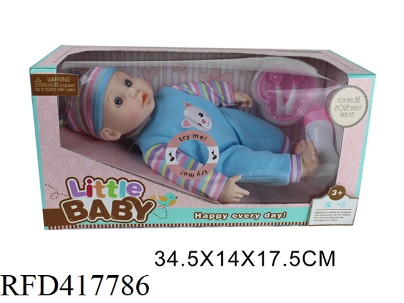 14 INCH COTTON BODY DOLL SET