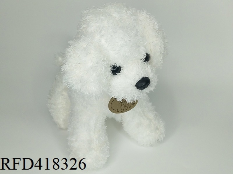 18CM WHITE TEDDY