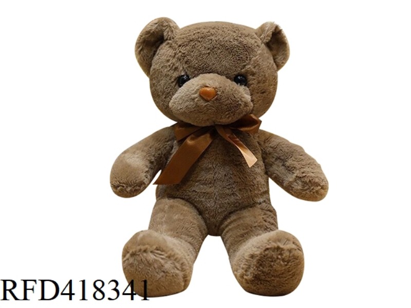 55CM BROWN SCARF BEAR