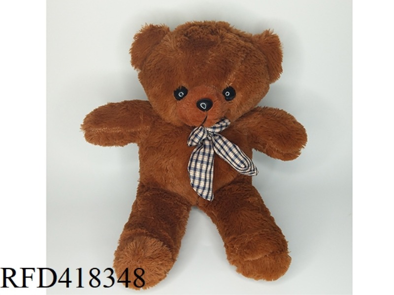 40CM DARK BROWN TEDDY BEAR