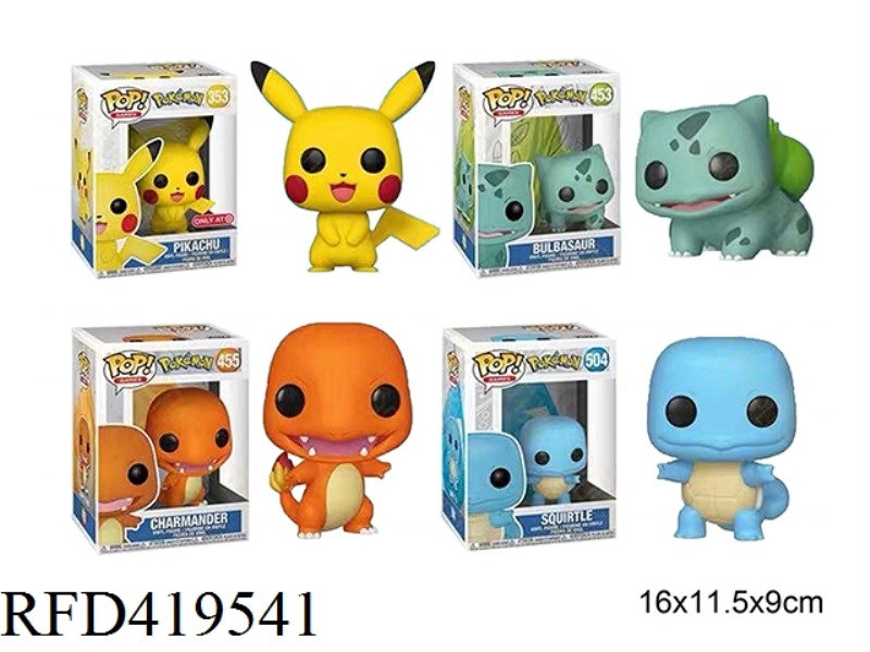 4 INCH POP PIKACHU VINYL SINGLE BOX 4 MIXED