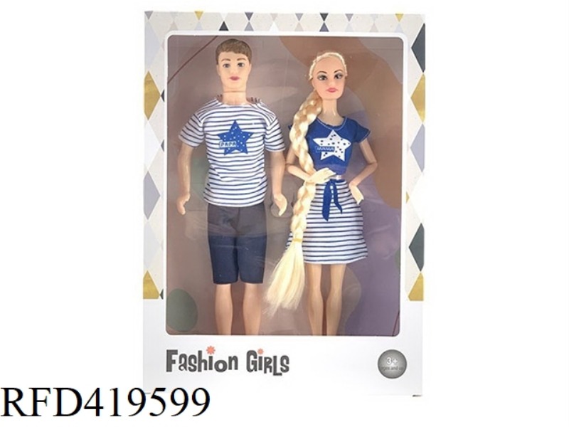 11.5 INCH FASHION SUMMER MIXED MEN'S AND WOMEN'S CLOTHING