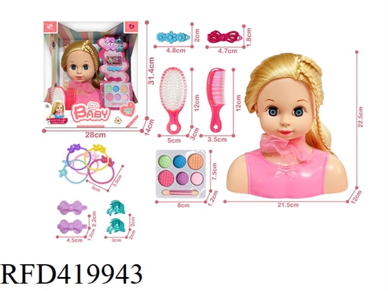 WINDOW BOX HALF-LENGTH BARBIE DOLL