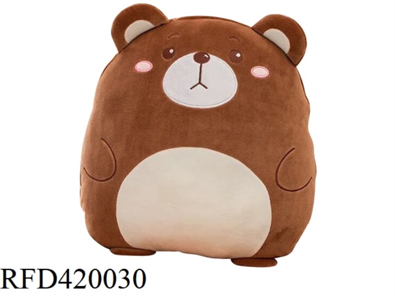 BROWN BEAR PILLOW