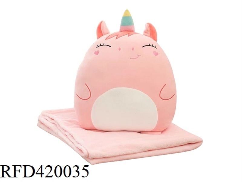 UNICORN THROW PILLOW BLANKET