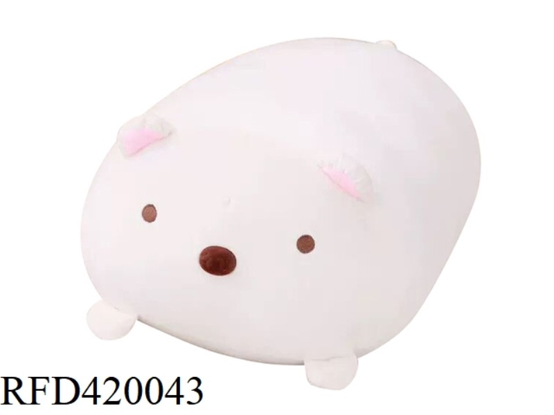 28CM WHITE BEAR PILLOW