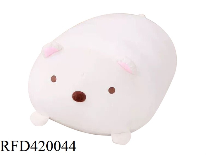 60CM WHITE BEAR PILLOW