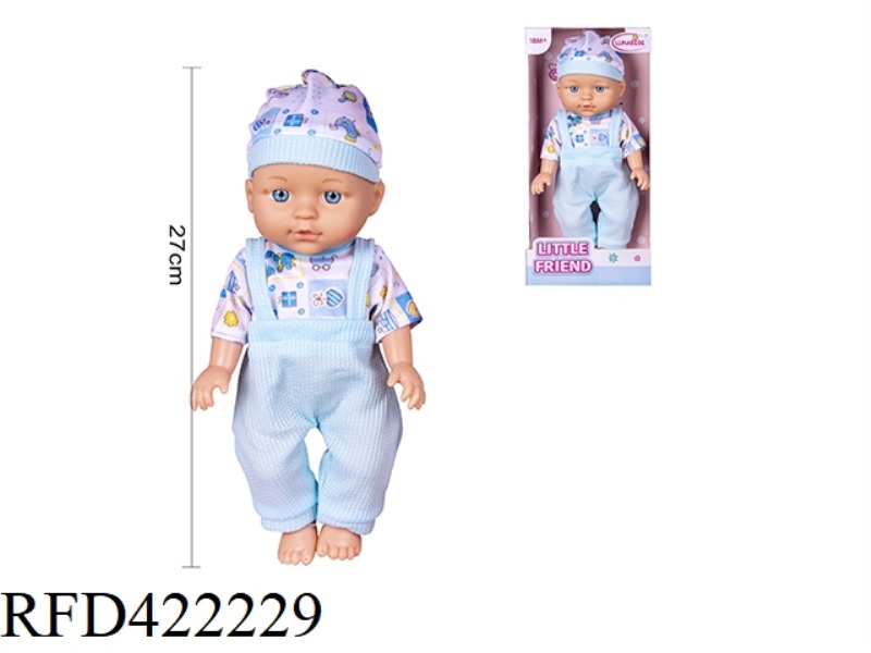 12 INCH BLOW BOTTLE BODY, FIXED EYE DOLL, WITHOUT IC