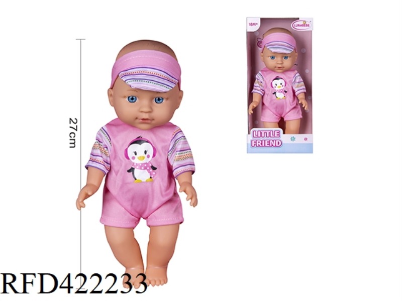 12-INCH FULL BODY, FIXED EYE DOLL, WITHOUT IC