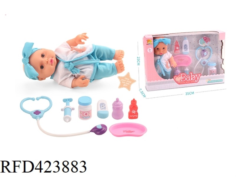 10 INCH SINGLE DOLL DISPLAY BOX