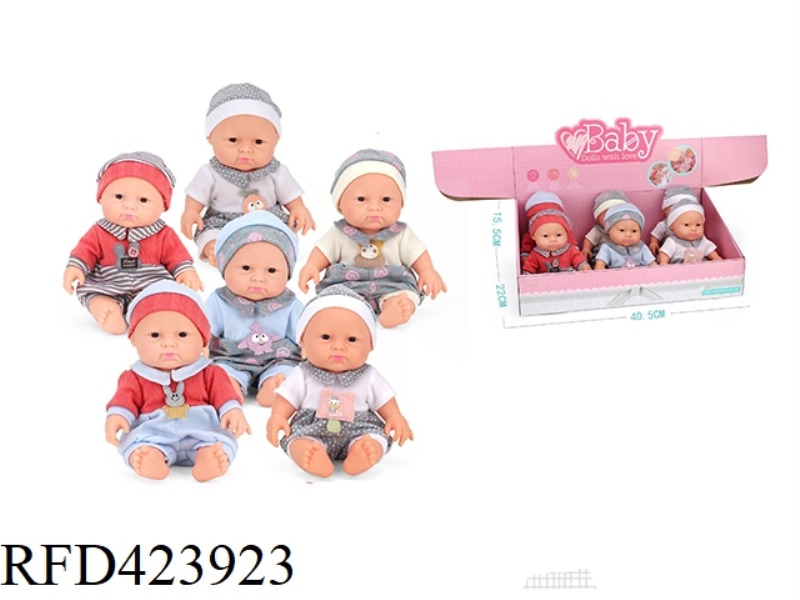 10-INCH DOLL 6PCS