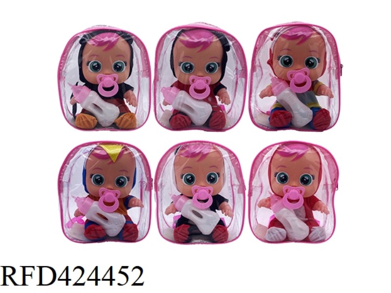 6 MIXED 12-INCH FOUR-TONE MUSIC EMPTY BODY WILL SHED TEARS MICKEY MINNIE CRYING DOLL