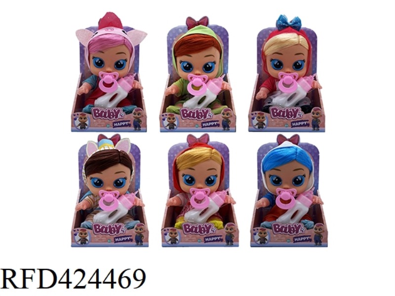 6 MIXED 12-INCH FOUR-TONE MUSIC HOLLOW FAIRY TALE WORLD CRYING DOLLS