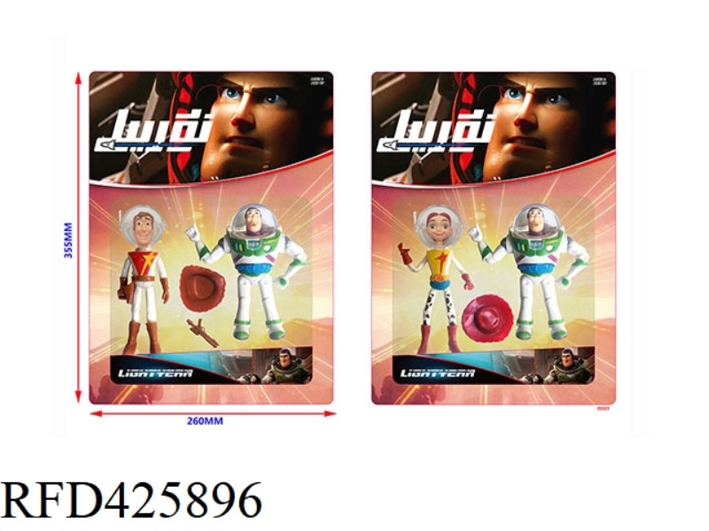 6-7.5 INCH BUZZ LIGHTYEAR TRUE LEGEND DOLLS 2 DOLLS + ACCESSORY CARD SET (2 STYLES)