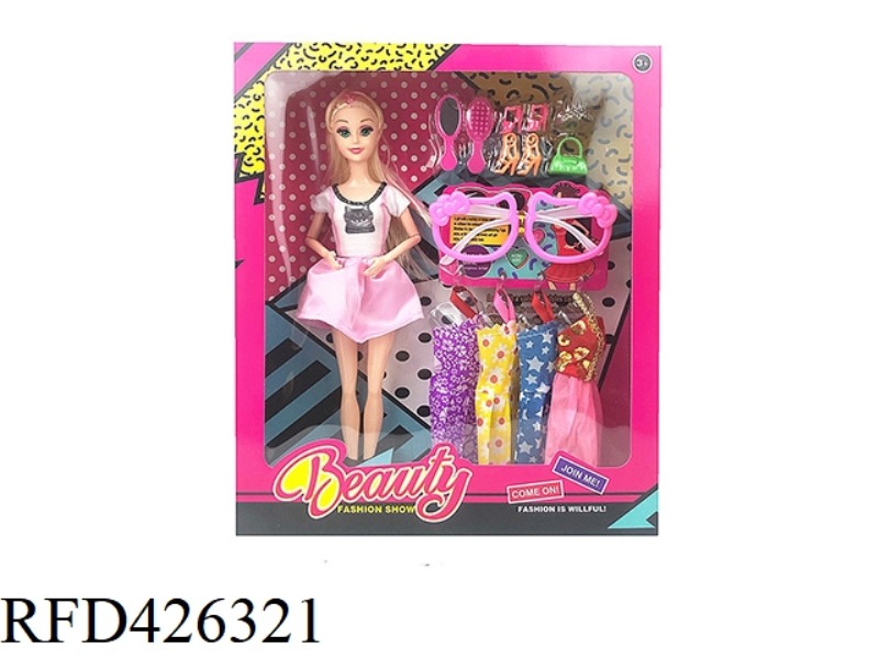 11.5 INCH SOLID BODY 9 JOINT FASHION BARBIE