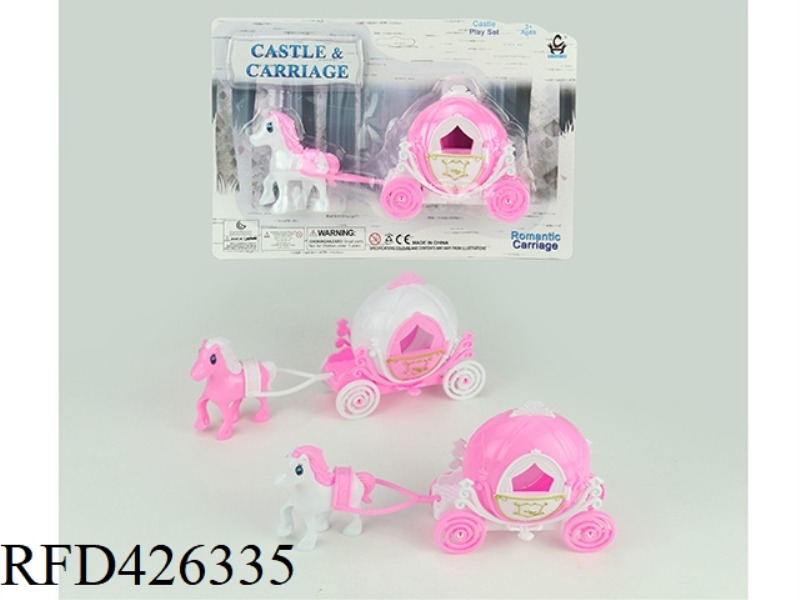 PINK PUMPKIN PRINCESS CARRIAGE