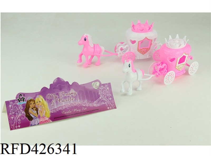 PINK CROWN PRINCESS CARRIAGE