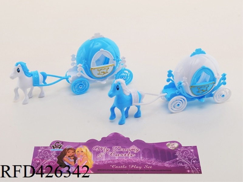 BLUE PUMPKIN PRINCESS CARRIAGE