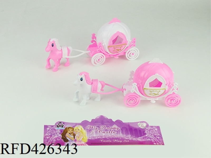 PINK PUMPKIN PRINCESS CARRIAGE