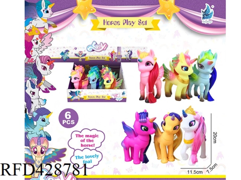 BLUEWING UNICORN 6PCS