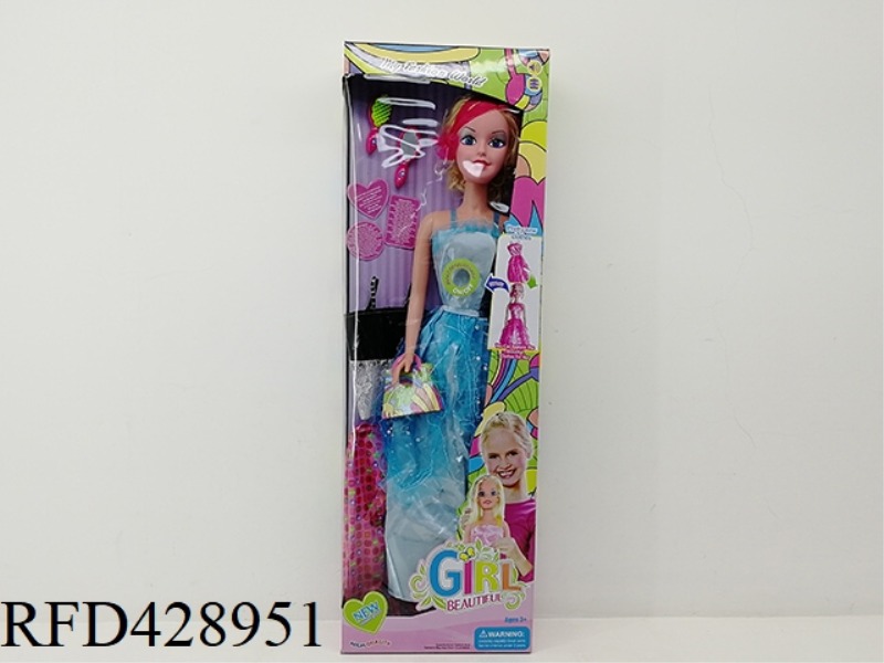 36 INCH BIG BARBIE WITH IC WITH CLOTHES + ACCESSORIES