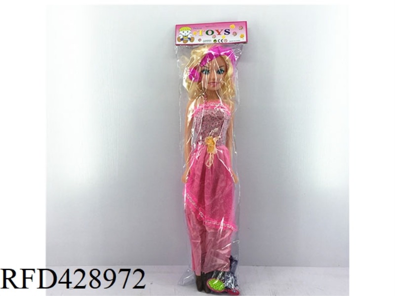 32 INCH BARBIE WITH IC WITH CLOTHES AND ACCESSORIES