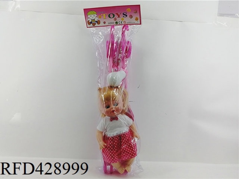 BABY STROLLER WITH PEE DOLL (IC)