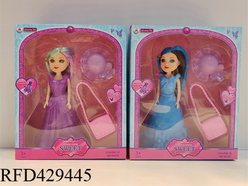 7 INCH BIG EYE GIRL PLASTIC CLOTHES