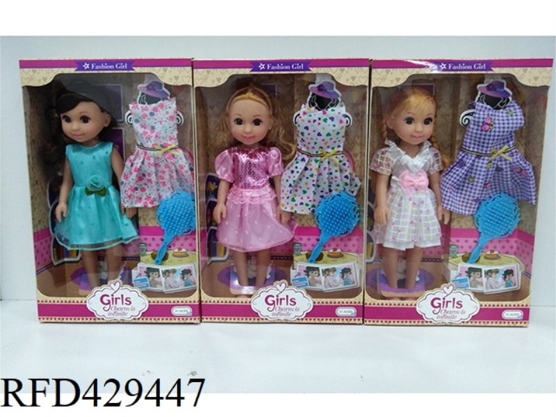 14 INCH GIRL SUSPENDERS WITH IC, COMB
