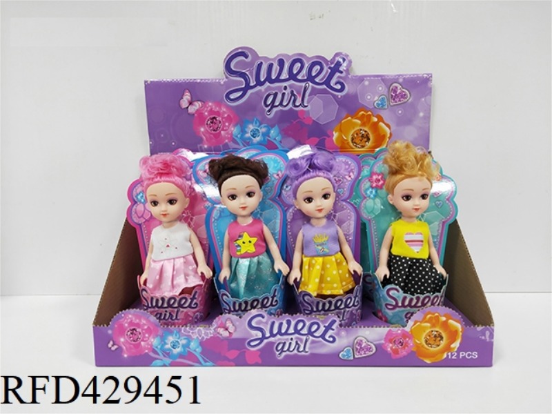 6 INCH DOLL 12PCS