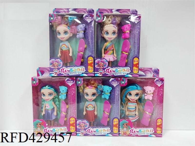 5 INCH SURPRISE HAIRDRESSER (4 MIXED PACKS)