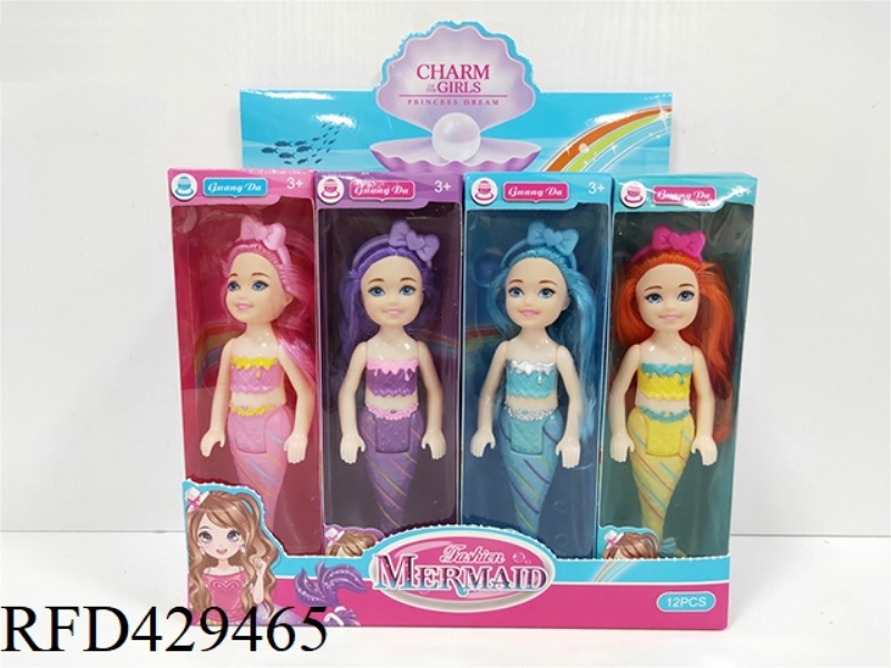 5 INCH MERMAID 12PCS