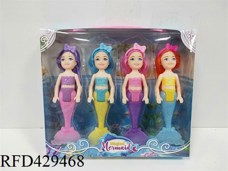 5 INCH MERMAID PACK OF 4