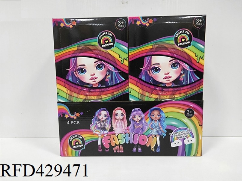 9 INCH SLIME SURPRISE DOLL (4PCS)