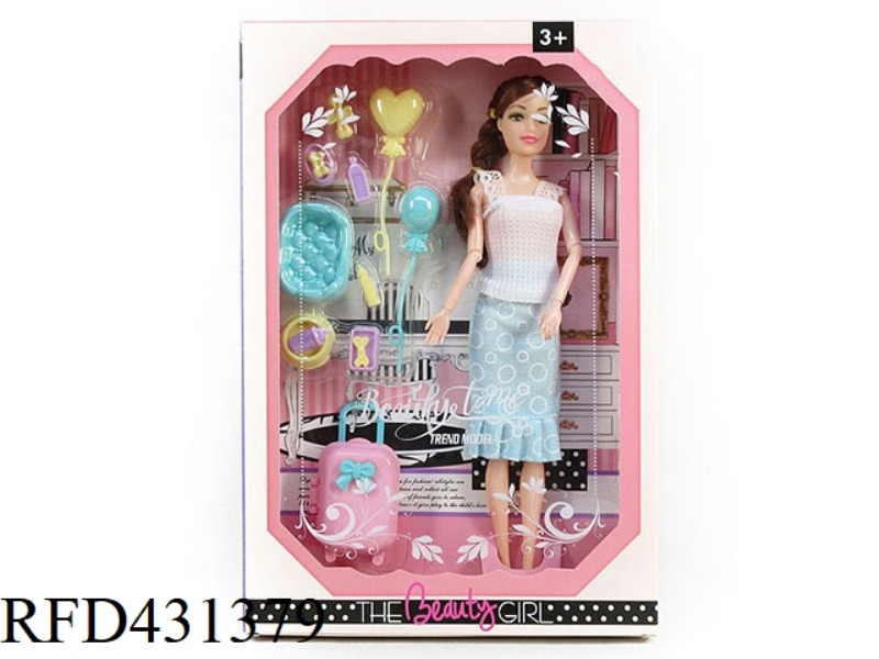 11 INCH SOLID BODY 9 JOINTS LADIES, WITH LOVE BALL BLISTER, LUGGAGE,