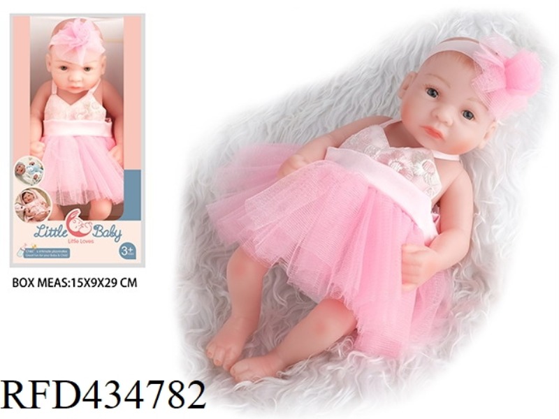 28 CM FULL SOFT PLASTIC REBIRTH DOLL HIGH SIMULATION BABY DOLL