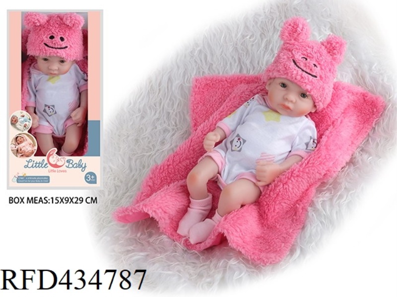 28 CM FULL SOFT PLASTIC REBIRTH DOLL HIGH SIMULATION BABY DOLL