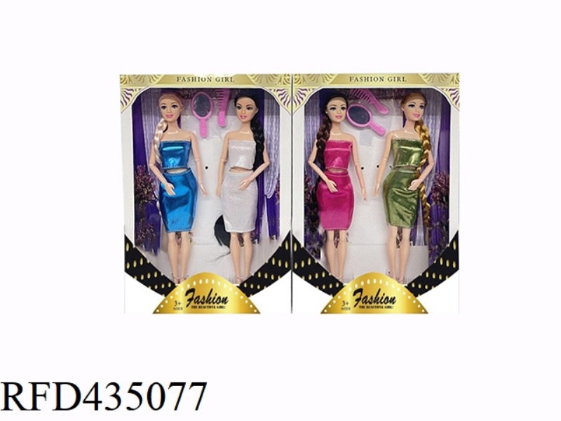 THEME COUPLE SERIES 11.5-INCH 9-JOINT SOLID BEAUTY AND 11.5-INCH SOLID MAN COUPLE SERIES 4 MIXED CLO