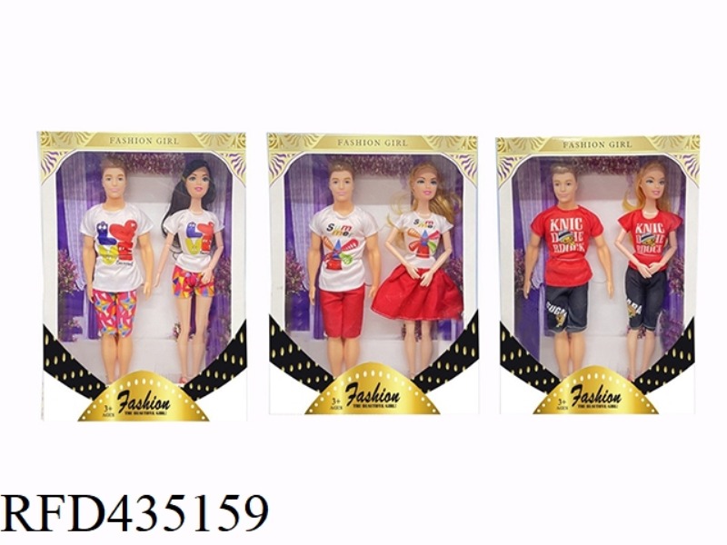 THEME COUPLE SERIES 11.5 INCH 9 JOINTS SOLID BODY BEAUTY AND 11.5 INCH SOLID BODY MAN COUPLE SERIES
