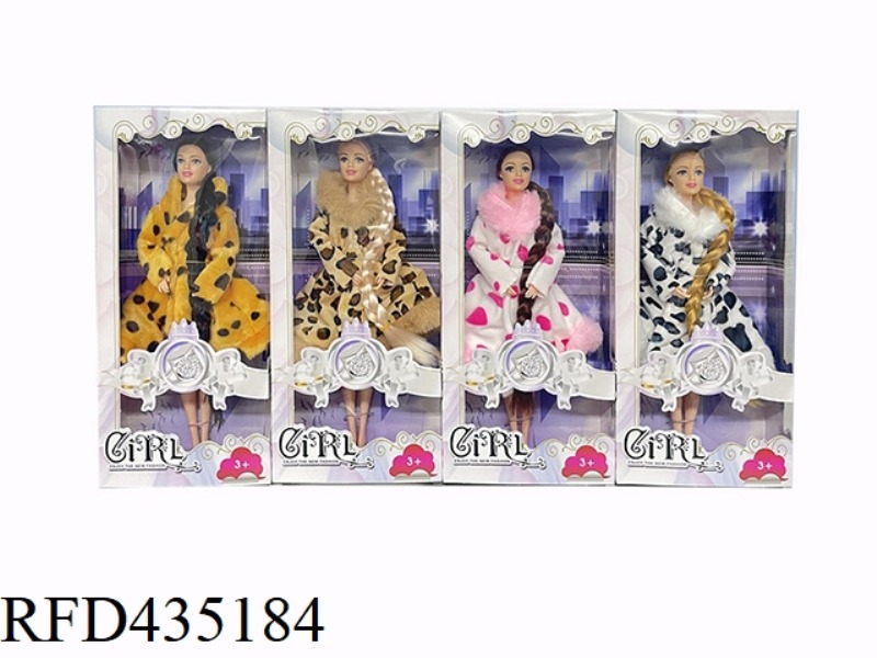 THEMED DRESS SERIES 11.5-INCH 9-JOINT SOLID PLUSH RAPUNZEL.