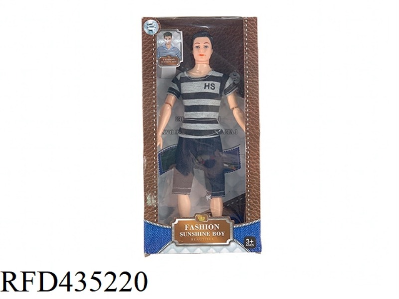 11.5 INCH 12 JOINT SOLID BODY MAN BARBIE