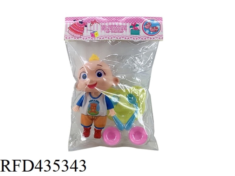 7 INCH SOLID COCOMELON WITH CUTLERY SET