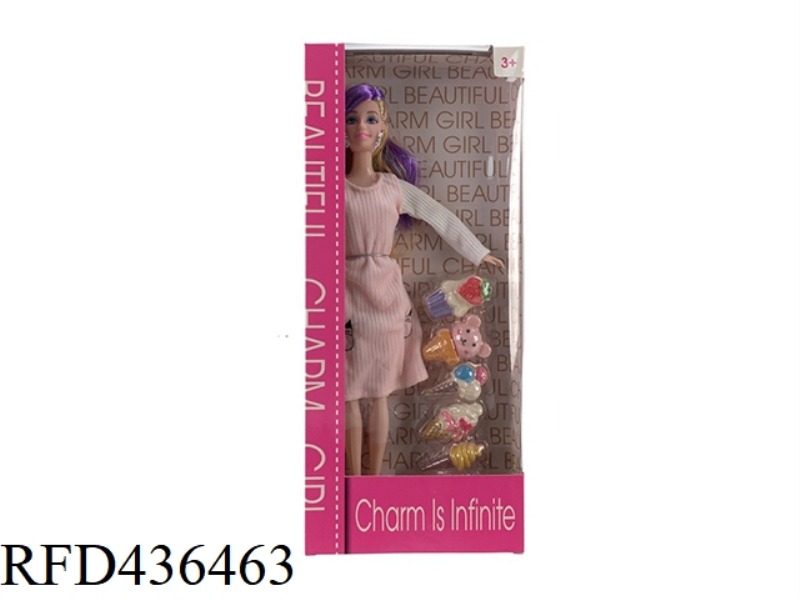 11 INCH HARD FOOT BODY MATERNITY DOLL